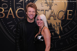 Jon Bon Jovi and Sandra in Toronto, Ontario, Canada (November 1, 2013)